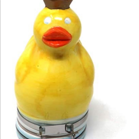 ContainedArt Duck Yellow Ceramic Airtight Container New - Picture 3 of 12